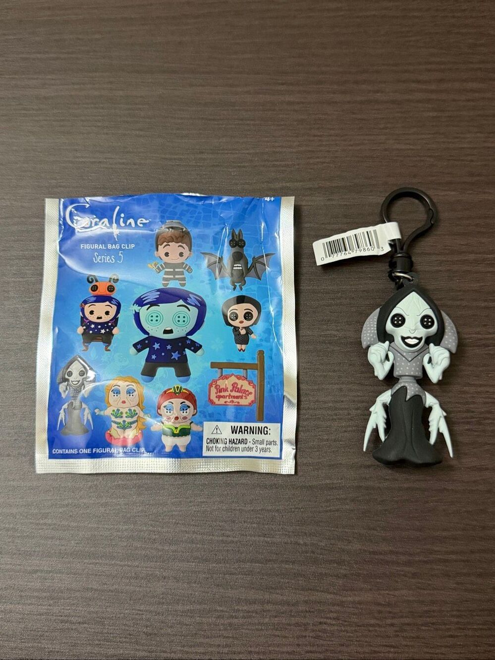 Coraline Series 5 Figural Bag Clip Keychain - Beldam
